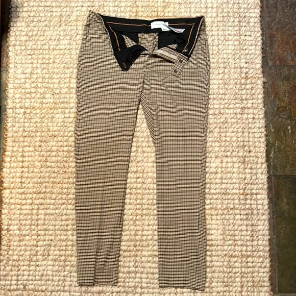 Topman | Pants | Topman Beige Plaid Slim Fit Dress Pants | Poshmark